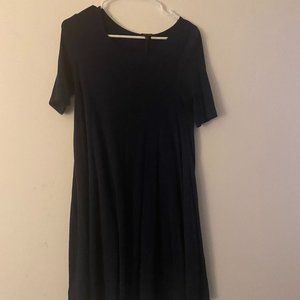 Navy Blue Flowy Casual Dress
